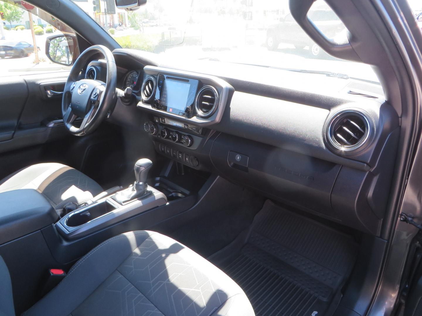 2017 CHARCOAL /GREY Toyota Tacoma TRD OFF-ROAD Double Cab Long Bed V6 6AT 4WD (3TMDZ5BN3HM) with an 3.5L V6 engine, automatic transmission, located at 2630 Grass Valley Highway, Auburn, CA, 95603, (530) 508-5100, 38.937893, -121.095482 - TRD Off-road Tacoma with a level kit, 17" Fuel Vector wheels, Falken Wildpeak AT tires, N-Fab running boards, Roll Up tonneau cover, BedRug, and window Deflectors. - Photo#46